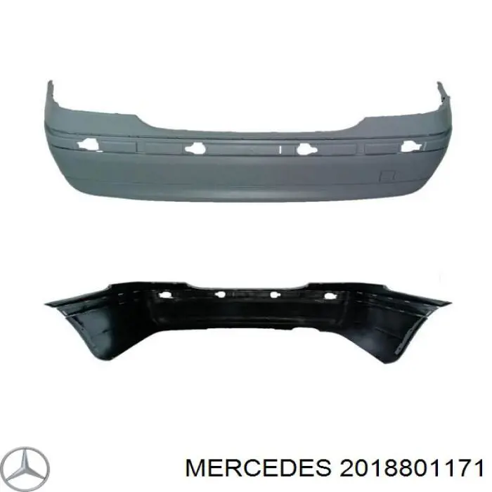 Купить 2018801171 Mercedes Задний бампер