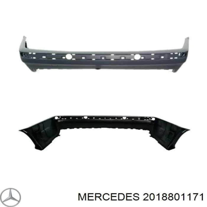 Купить Задний бампер Мерседес-бенц Ц 190 W201