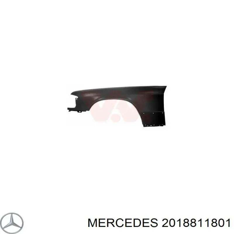 2018811801 Mercedes крыло переднее правое