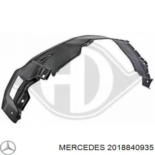 Подкрылок передний левый Мерседес-бенц Ц W201 (Mercedes C)