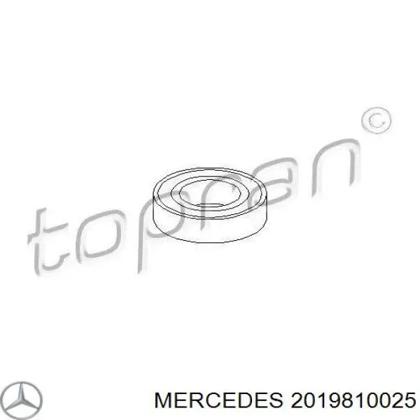 Купить 2019810025 Mercedes Опорный подшипник карданного вала