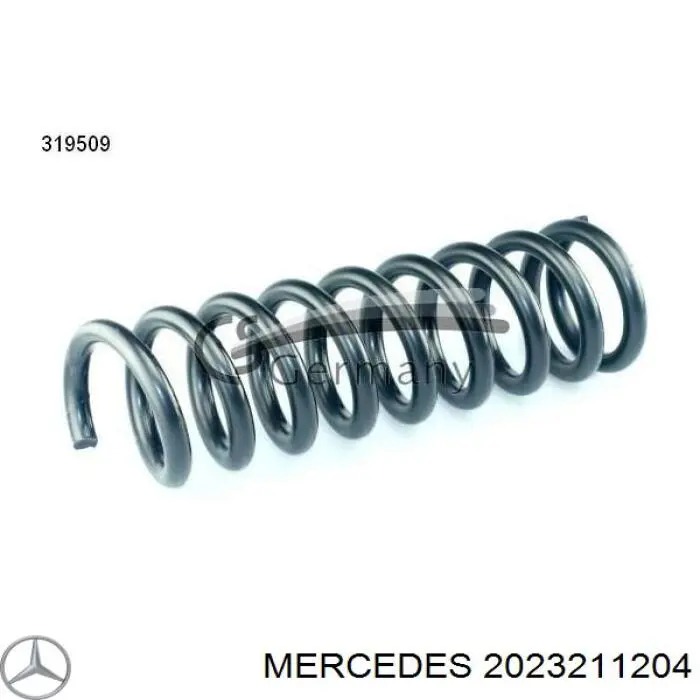 Передняя пружина 2023211204 Mercedes