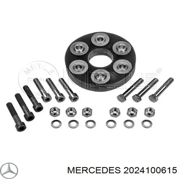 Муфта кардана эластичная передняя 2024100615 Mercedes