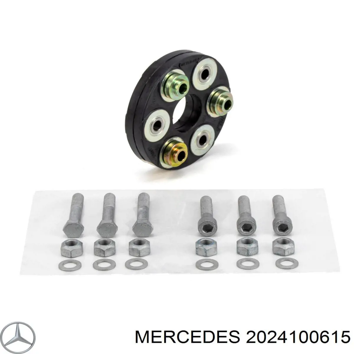 2024100615 Mercedes Муфта кардана эластичная, передняя