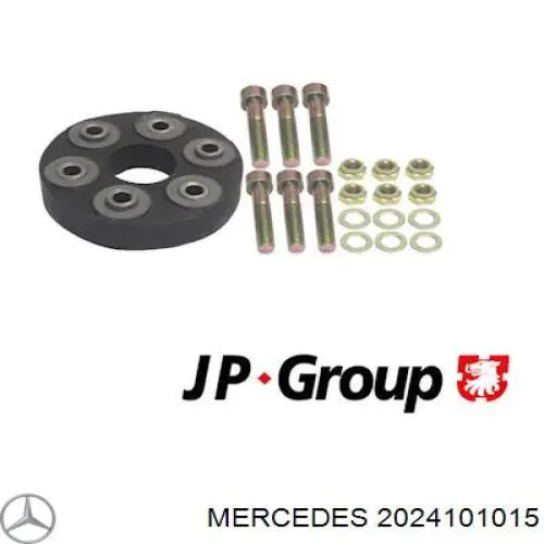 Купить 2024101015 Mercedes Муфта кардана эластичная задняя