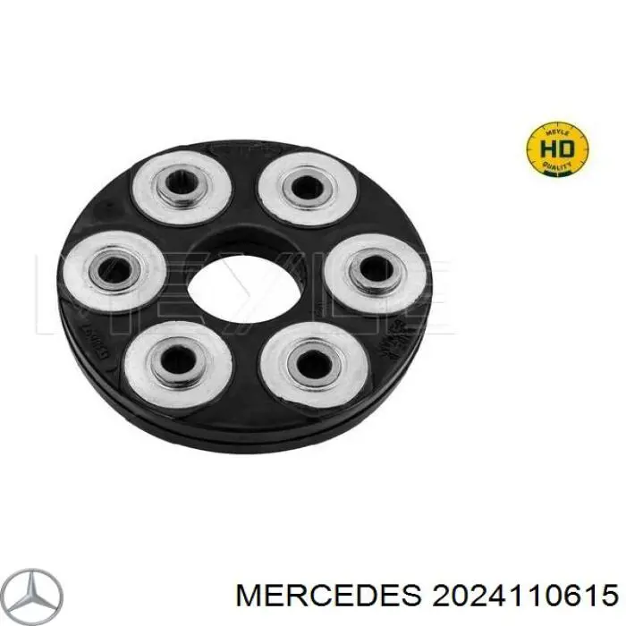 2024110615 Mercedes Муфта кардана эластичная, передняя