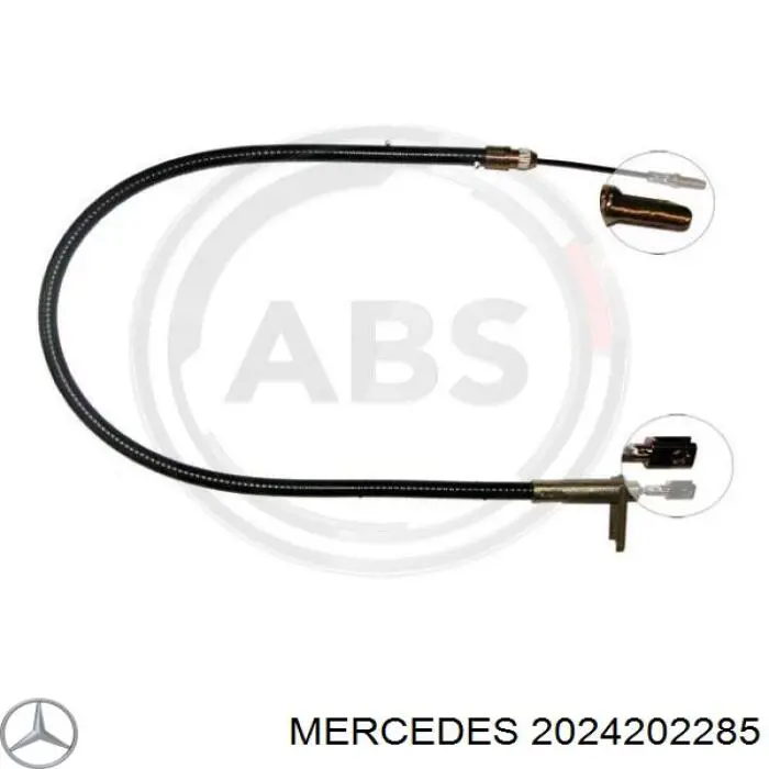 Трос ручного тормоза задний Mercedes 2024202285 цена, от 12.46 USD