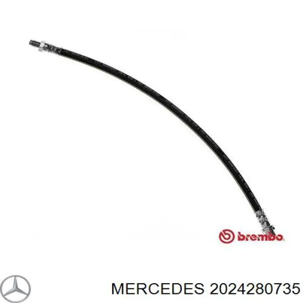 Шланг тормозной передний 2024280735 Mercedes