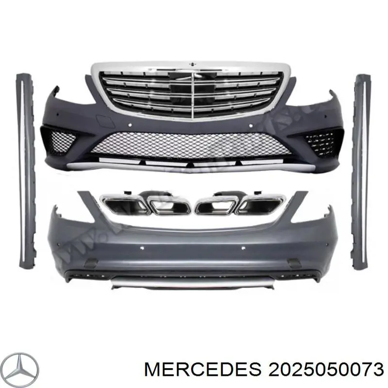 Купить A2025050073 Mercedes Кронштейн радиатора верхний