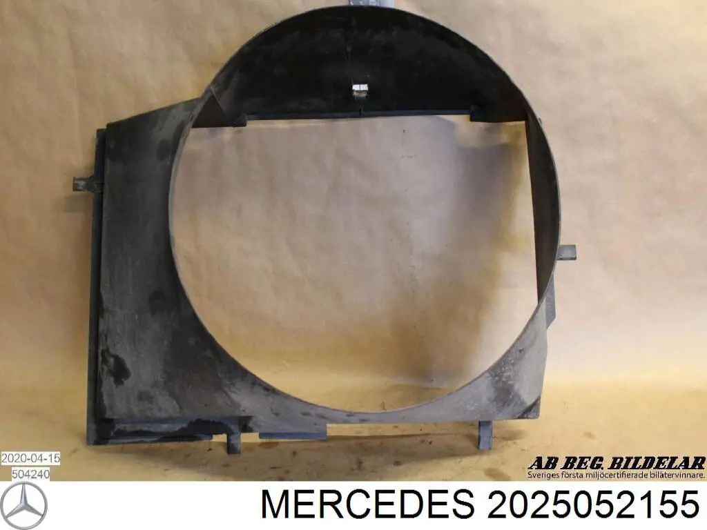 Difusor do radiador de esfriamento para Mercedes C (S202)