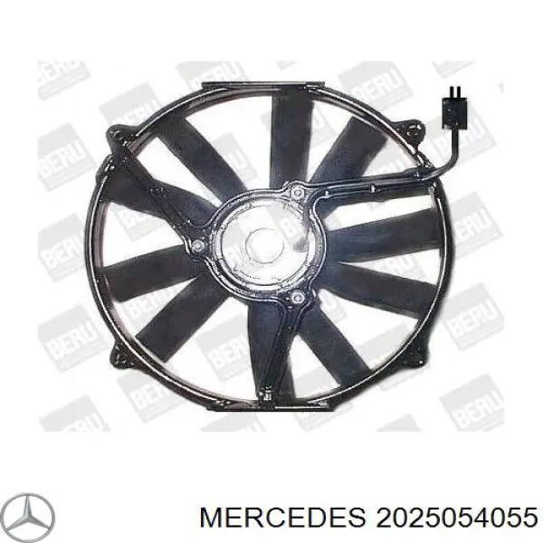 Диффузор радиатора A2025054055 Mercedes
