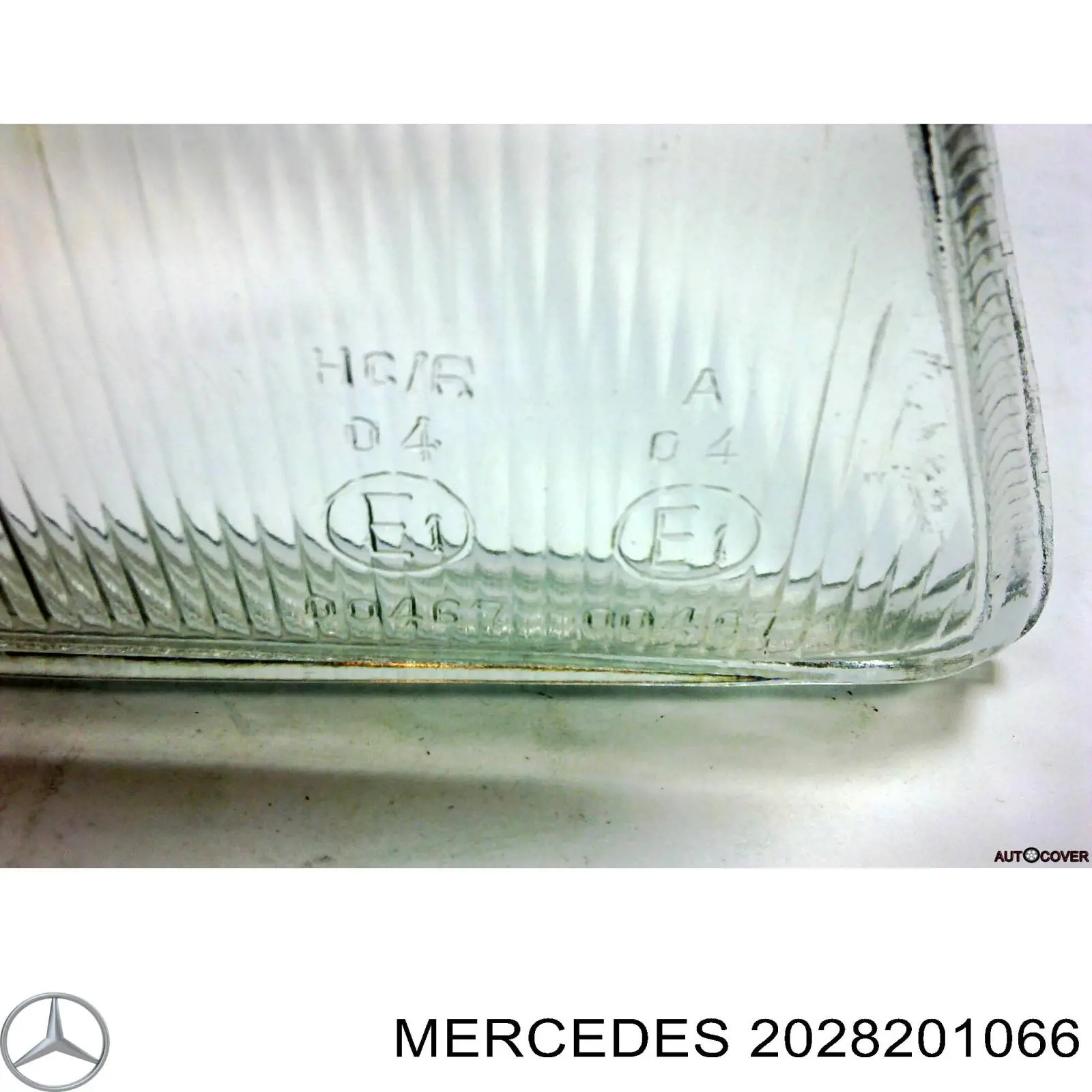 Купить A2028201866 Mercedes Стекло фары правой