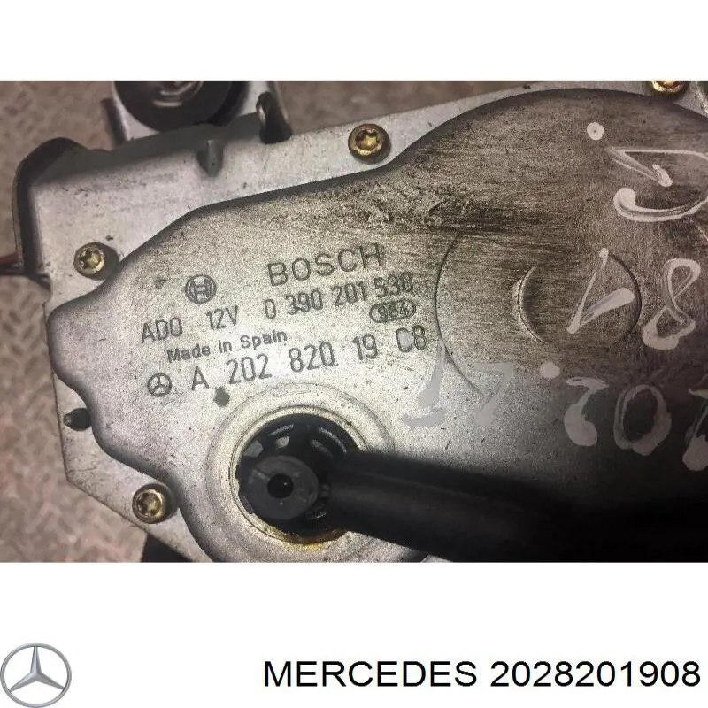 Мотор стеклоочистителя заднего стекла на Mercedes C (S202)