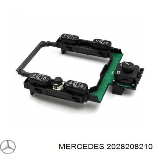2028208210 Mercedes кнопочный блок управления стеклоподъемником центральной консоли