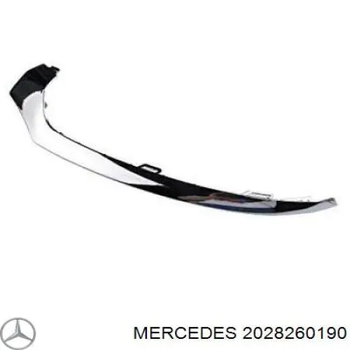 Стекло левого фонаря Mercedes 2028260190