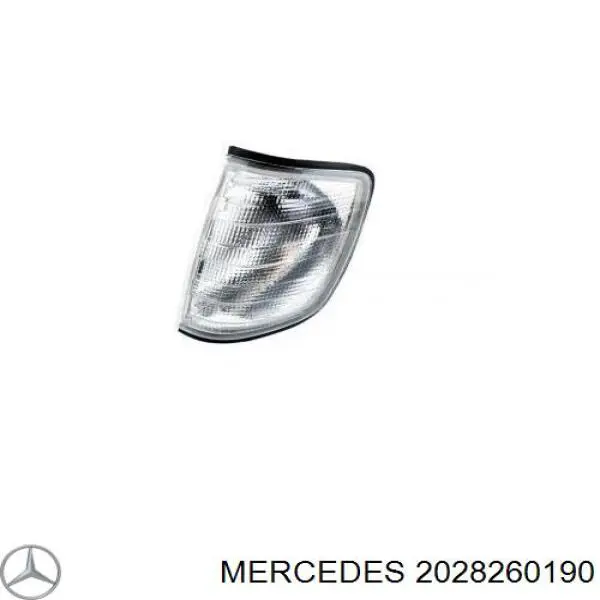 Купить 2028260190 Mercedes Стекло фары левой