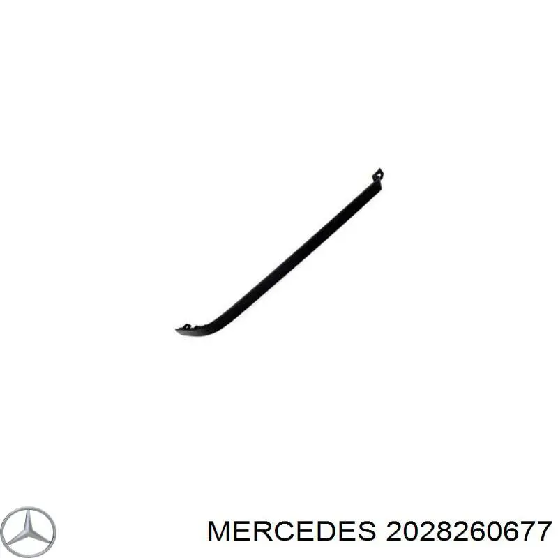 2028260677 Mercedes ресничка (накладка правой фары)