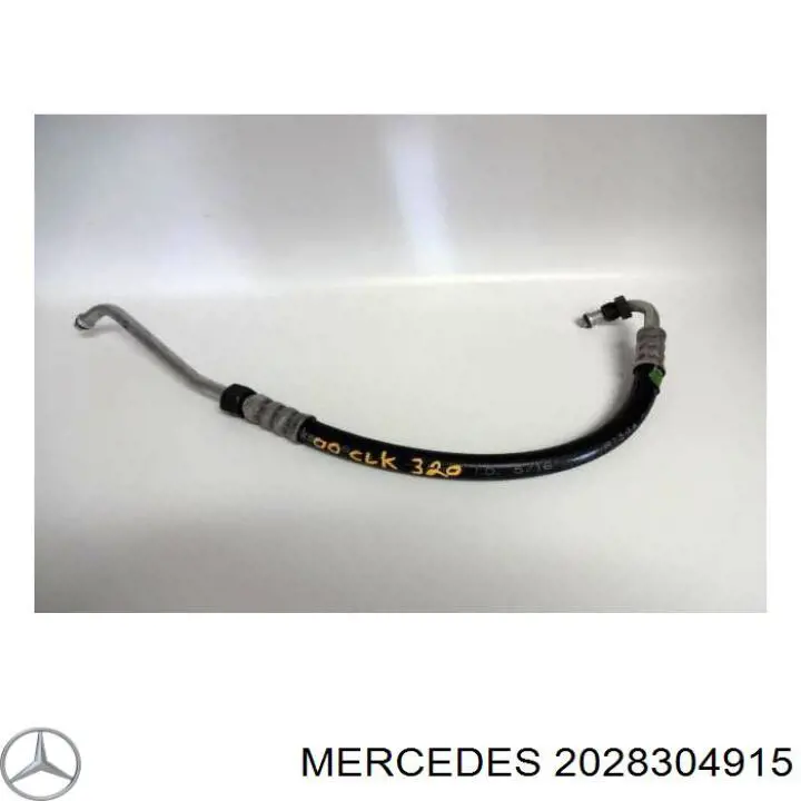 Купить A2028304915 Mercedes Шланг кондиционера, от радиатора к осушителю