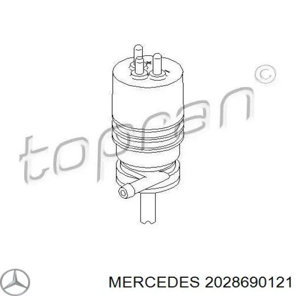 Двигатель омывателя лобового стекла Mercedes 2028690121 цена, от 10.37 USD