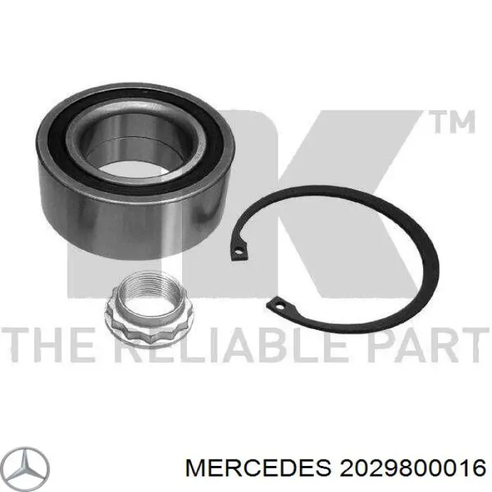 2029800016 Mercedes подшипник ступицы задней