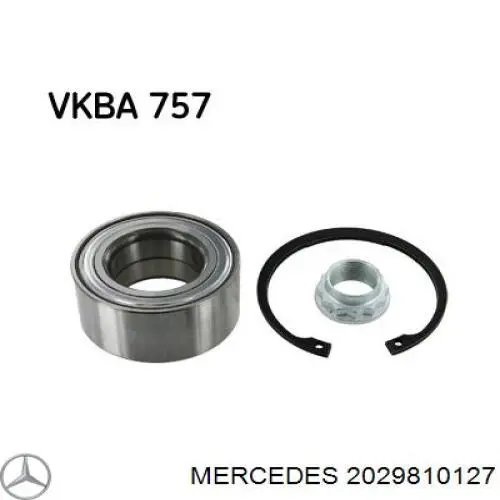 Подшипники задней ступицы Mercedes 2029810127 цена, от 21.67 USD