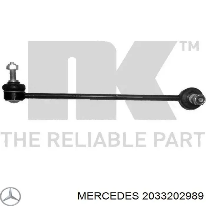 Тяга переднего стабилизатора Mercedes 2033202989 цена, от 15.93 USD