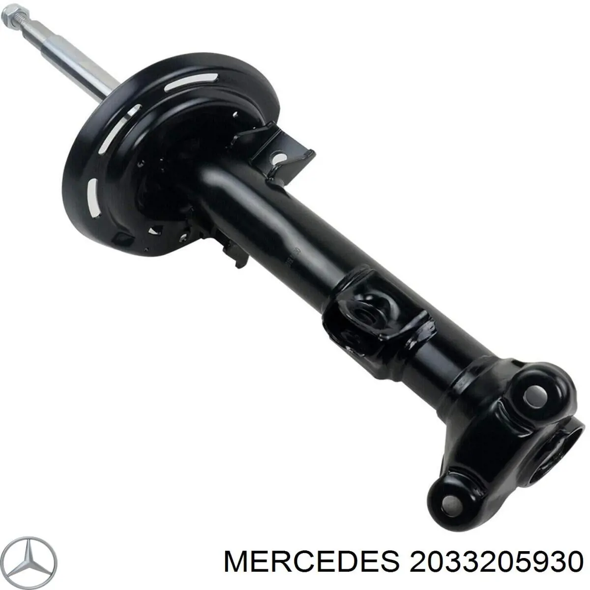 2033205930 Mercedes amortecedor traseiro esquerdo