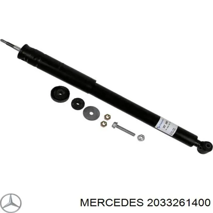 2033261400 Mercedes amortecedor traseiro