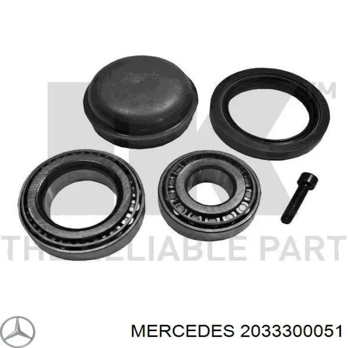 Ступичный подшипник передний Mercedes 2033300051