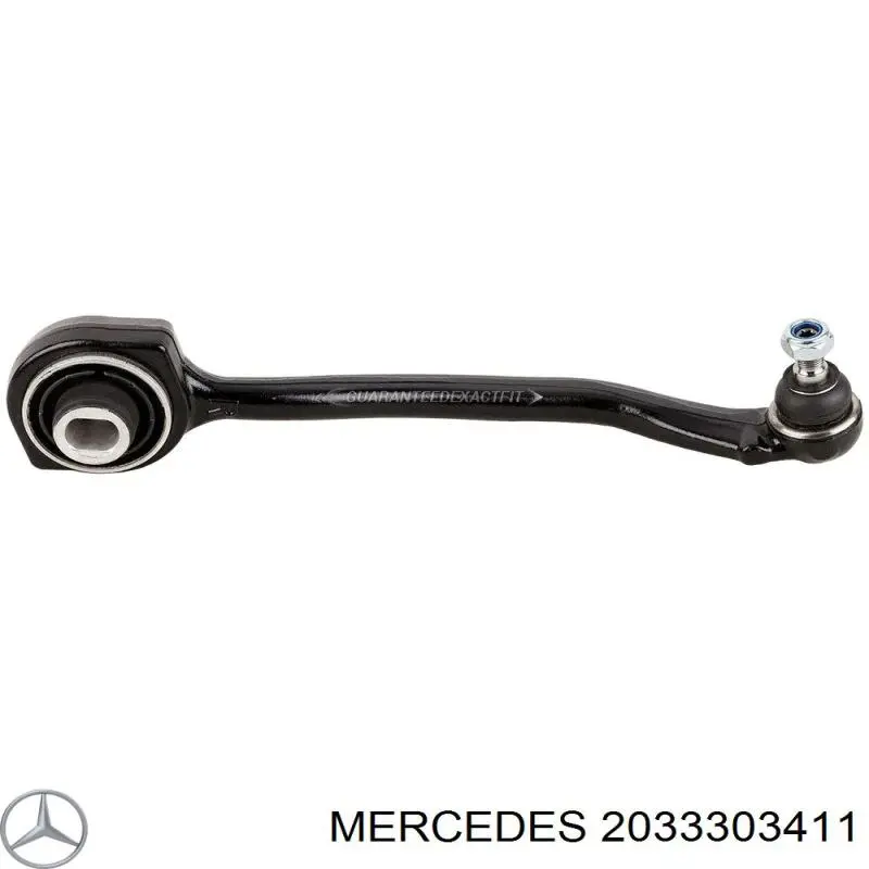 2033303411 Mercedes braço oscilante inferior direito de suspensão dianteira