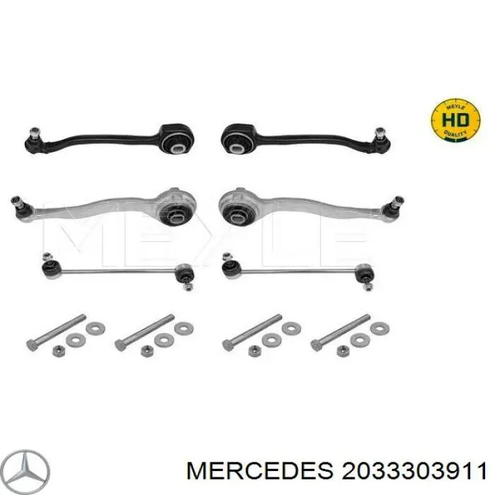 2033303911 Mercedes рычаг передней подвески верхний левый