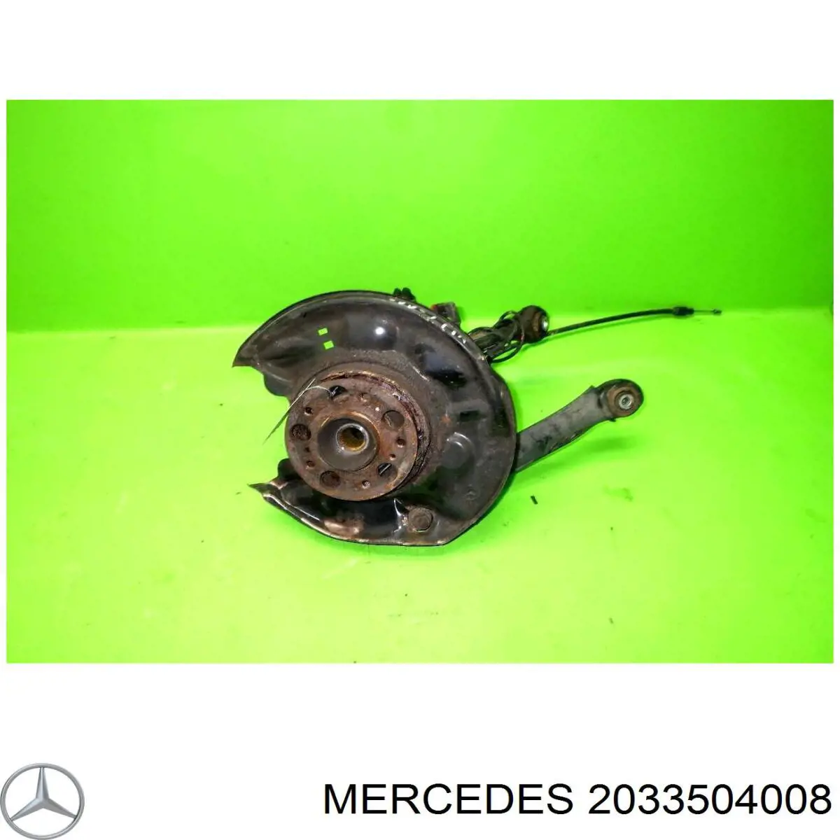 A2033503408 Mercedes цапфа (поворотный кулак задний правый)