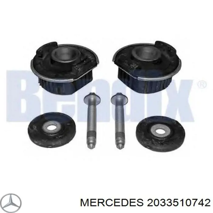 Купить 2033510742 Mercedes Сайлентблок задней балки