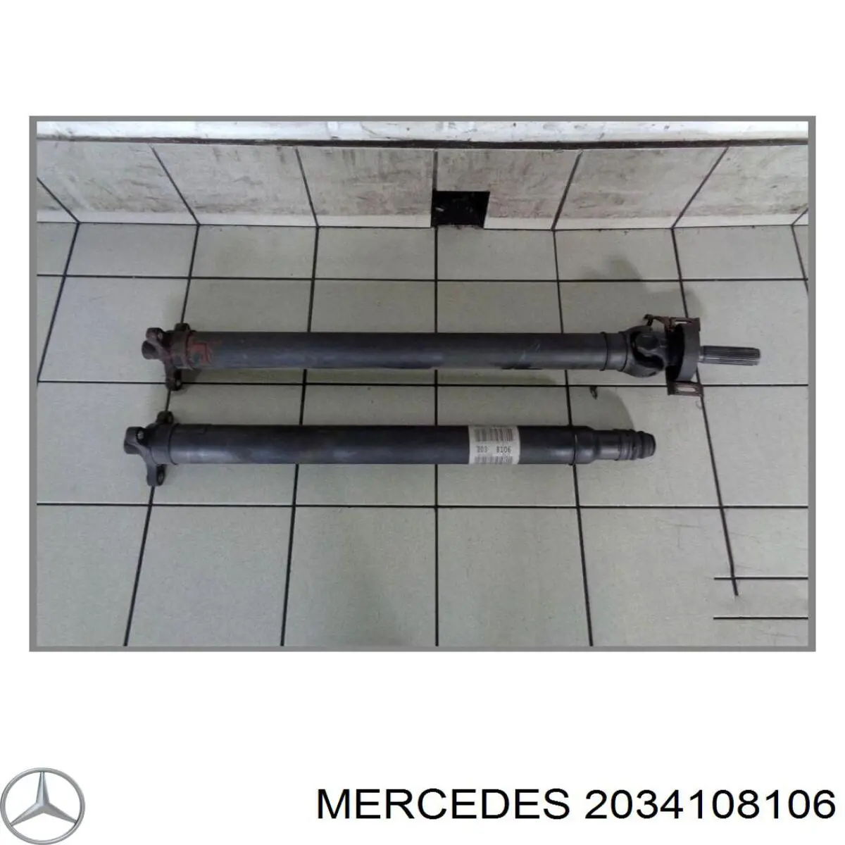 2034108106 Mercedes junta universal traseira montada