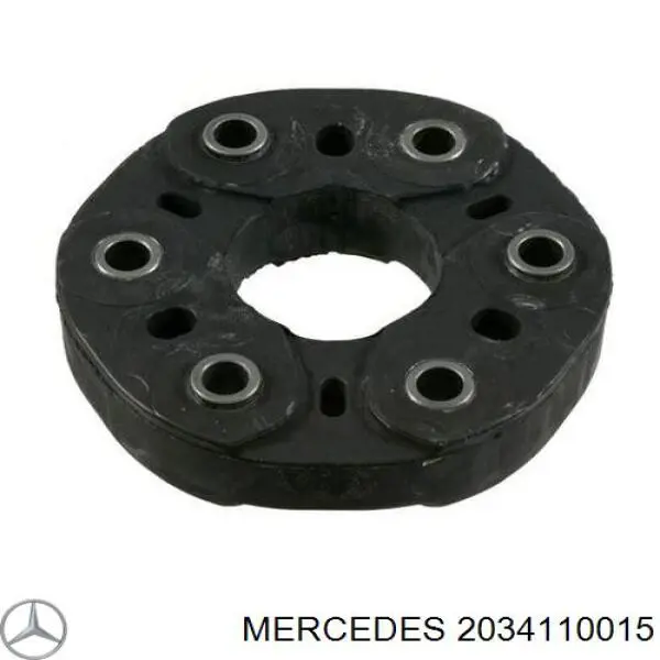 2034110015 Mercedes acoplamento elástico dianteiro/traseiro do veio de transmissão