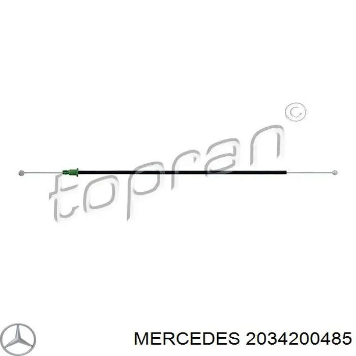 Трос ручного тормоза передний Mercedes 2034200485 цена, от 5.91 USD