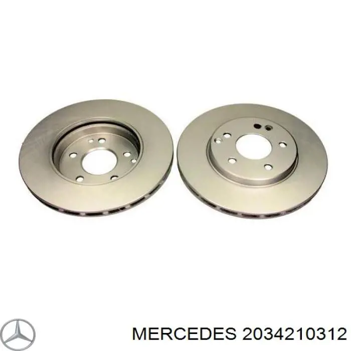 Купить 2034210312 Mercedes Ротор тормозной