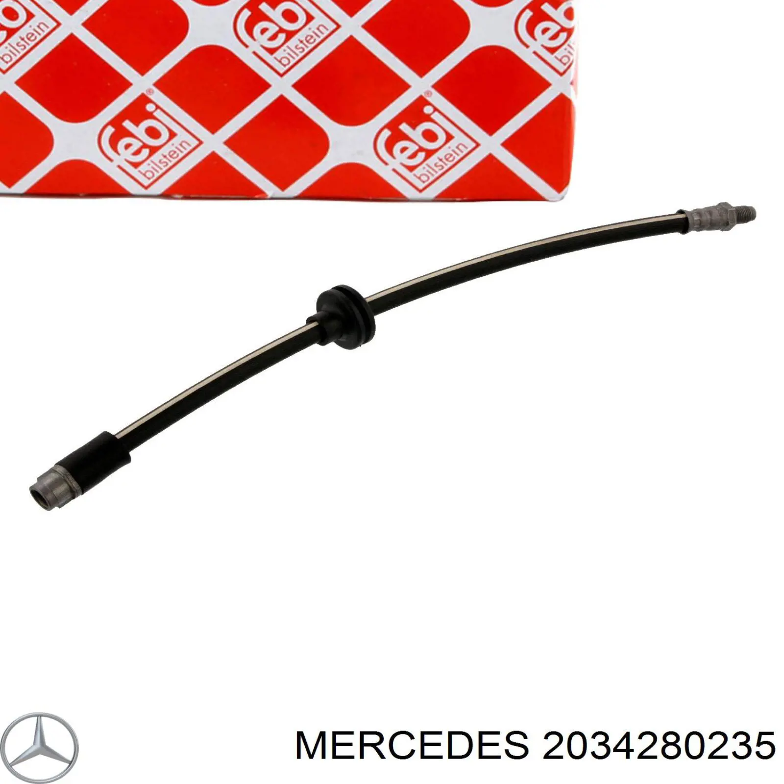 2034280235 Mercedes шланг тормозной передний