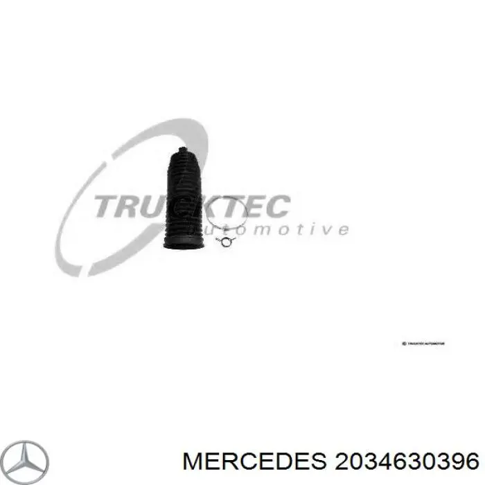 2034630396 Mercedes пыльник рулевого механизма (рейки левый)