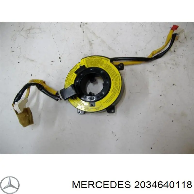 2034640118 Mercedes кольцо airbag контактное, шлейф руля