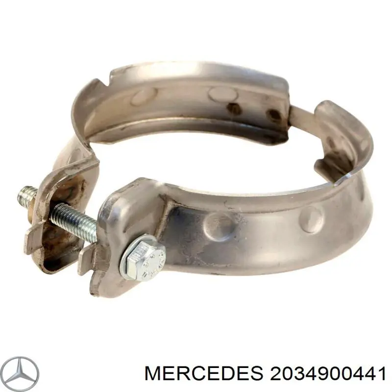 2034900441 Mercedes хомут глушителя передний