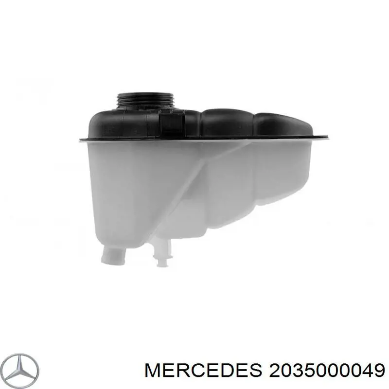 Купить 2035000049 Mercedes Водяной бачок системы охлаждения