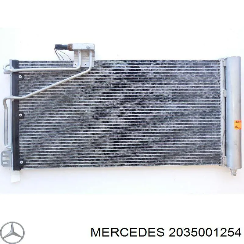 2035001254 Mercedes радиатор кондиционера