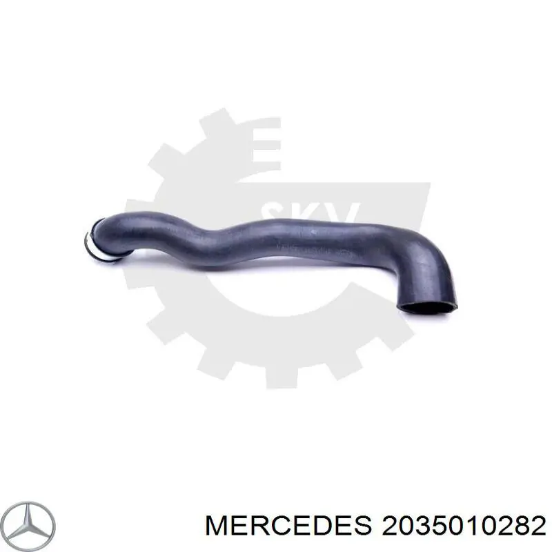 Нижний шлаг радиатора охлаждения 2035010282 Mercedes