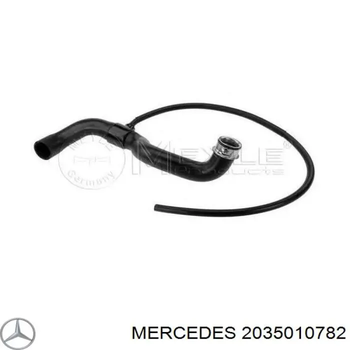 Патрубок радиатора 2035010782 Mercedes