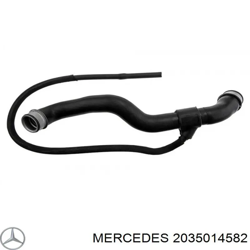 Патрубок радиатора 2035014582 Mercedes