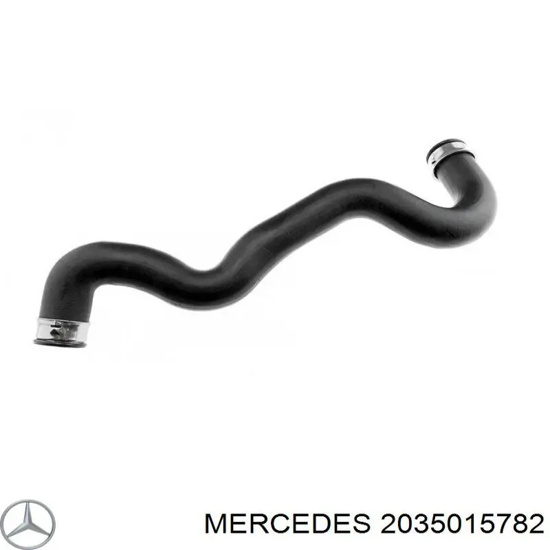 2035015782 Mercedes шланг (патрубок радиатора охлаждения верхний)