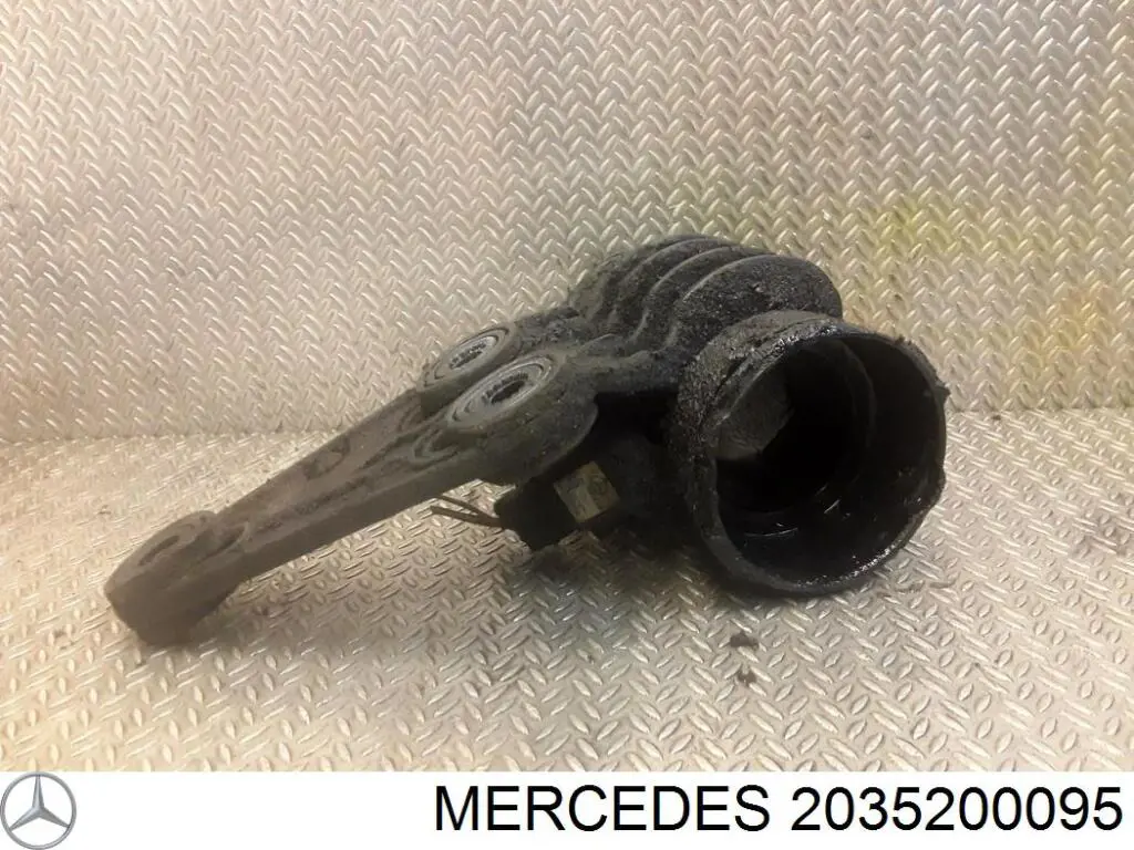 Трубка нагнетаемого воздуха левая на Mercedes CLK-Class (C209)