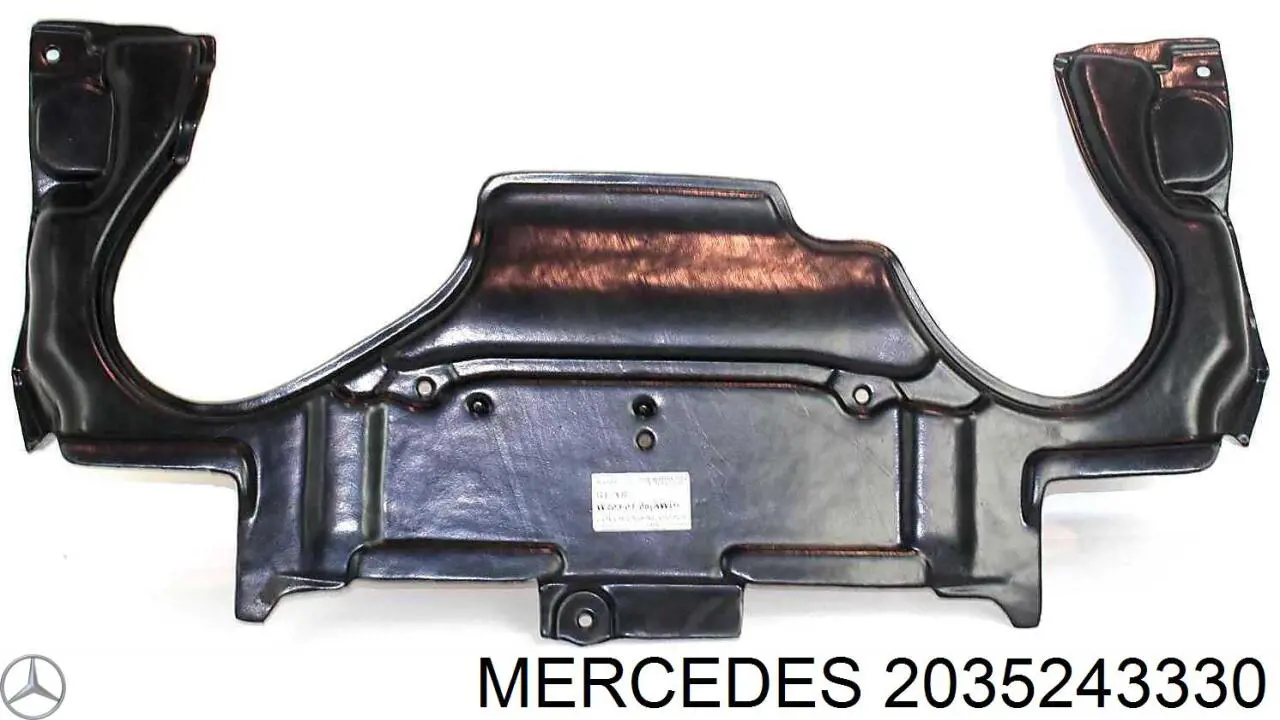 Защита картера двигателя на Mercedes C (W203)
