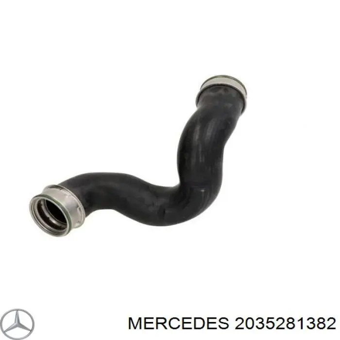 2035281882 Mercedes шланг (патрубок интеркуллера правый)